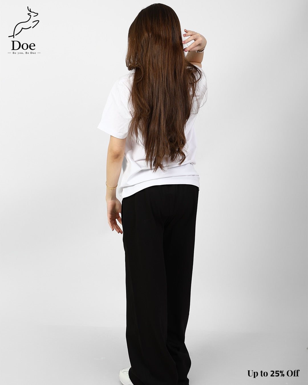 Doe Embroidered Short-Sleeve Tee in pure imported cotton – Doe Wear – photo 13