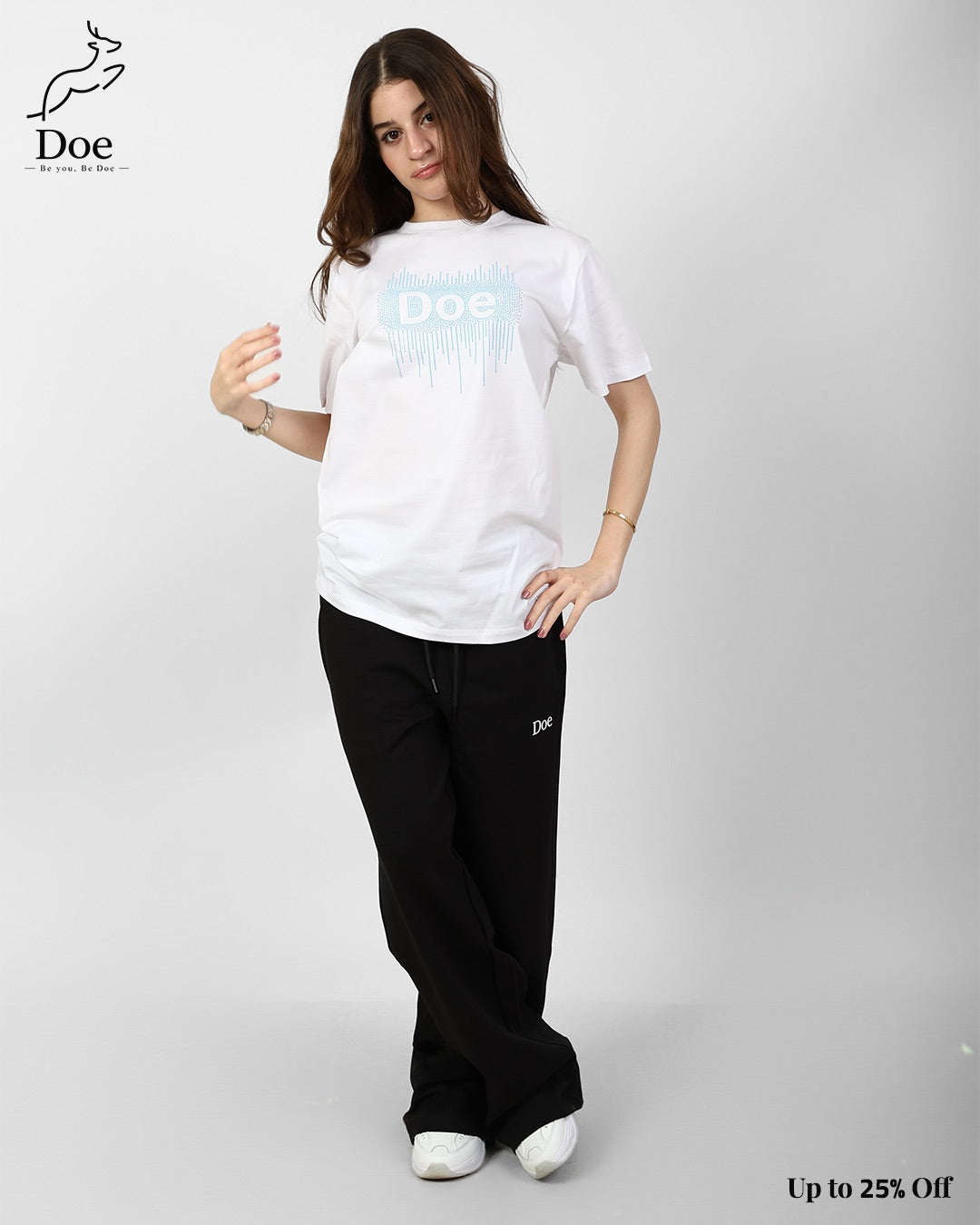 Doe Embroidered Short-Sleeve Tee in pure imported cotton – Doe Wear – photo 16