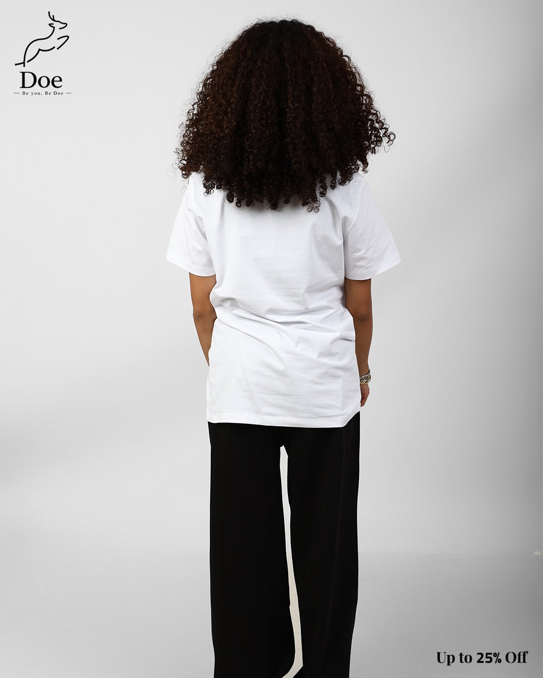 Doe Embroidered Short-Sleeve Tee in pure imported cotton – Doe Wear – photo 20