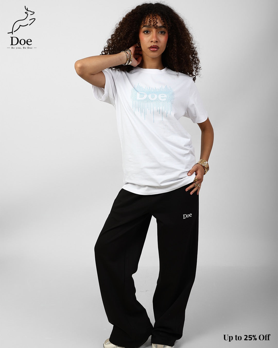 Doe Embroidered Short-Sleeve Tee in pure imported cotton – Doe Wear – photo 22