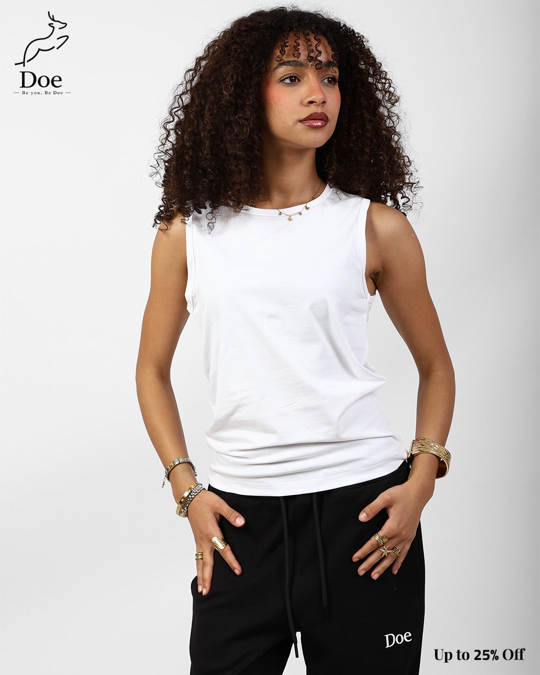 Basic Cut Tank in pure imported cotton – Doe Wear – photo 14