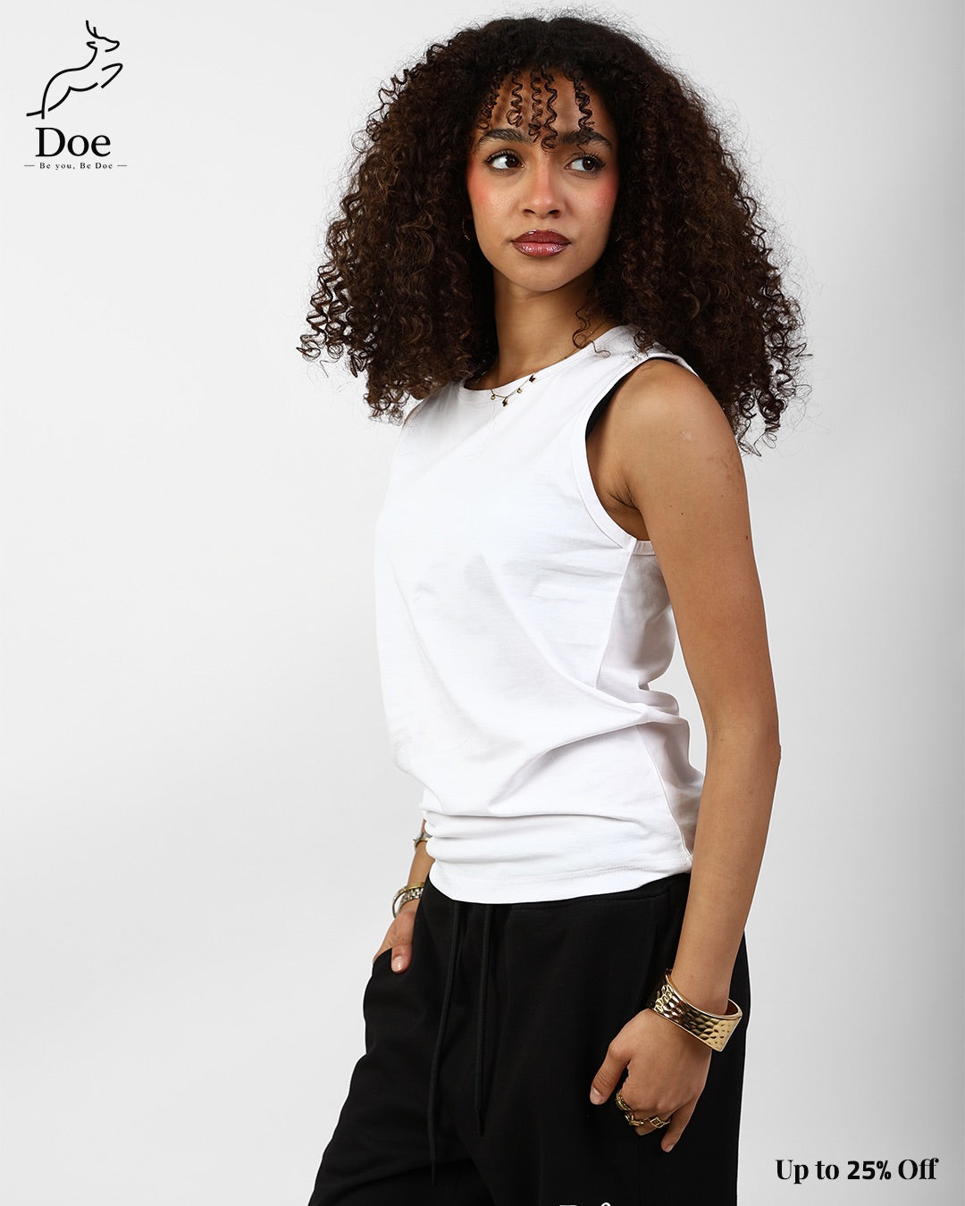 Basic Cut Tank in pure imported cotton – Doe Wear – photo 12