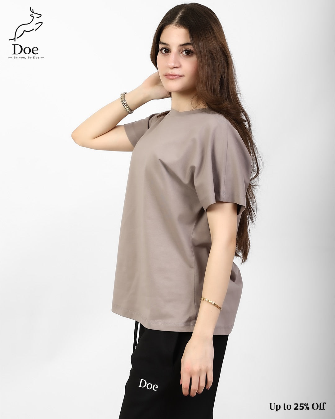 Basic Short-Sleeve Tee in pure imported cotton – Doe Wear – photo 11