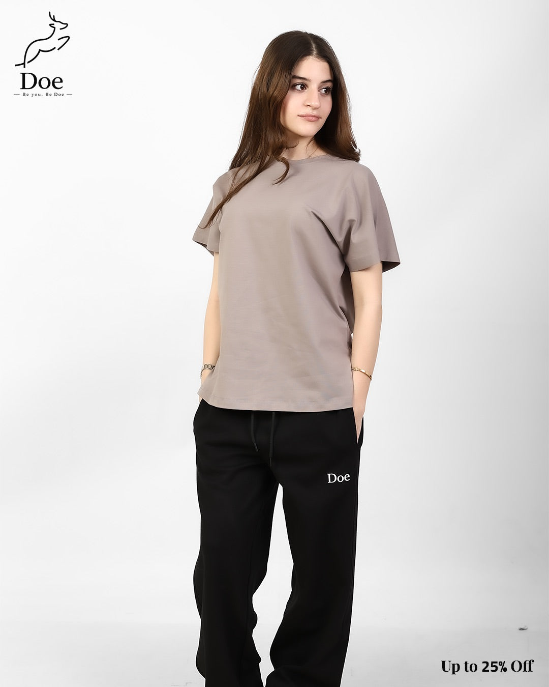 Basic Short-Sleeve Tee in pure imported cotton – Doe Wear – photo 13