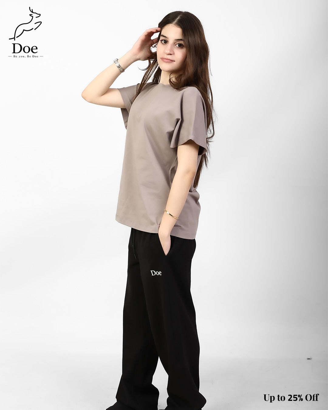 Basic Short-Sleeve Tee in pure imported cotton – Doe Wear – photo 15