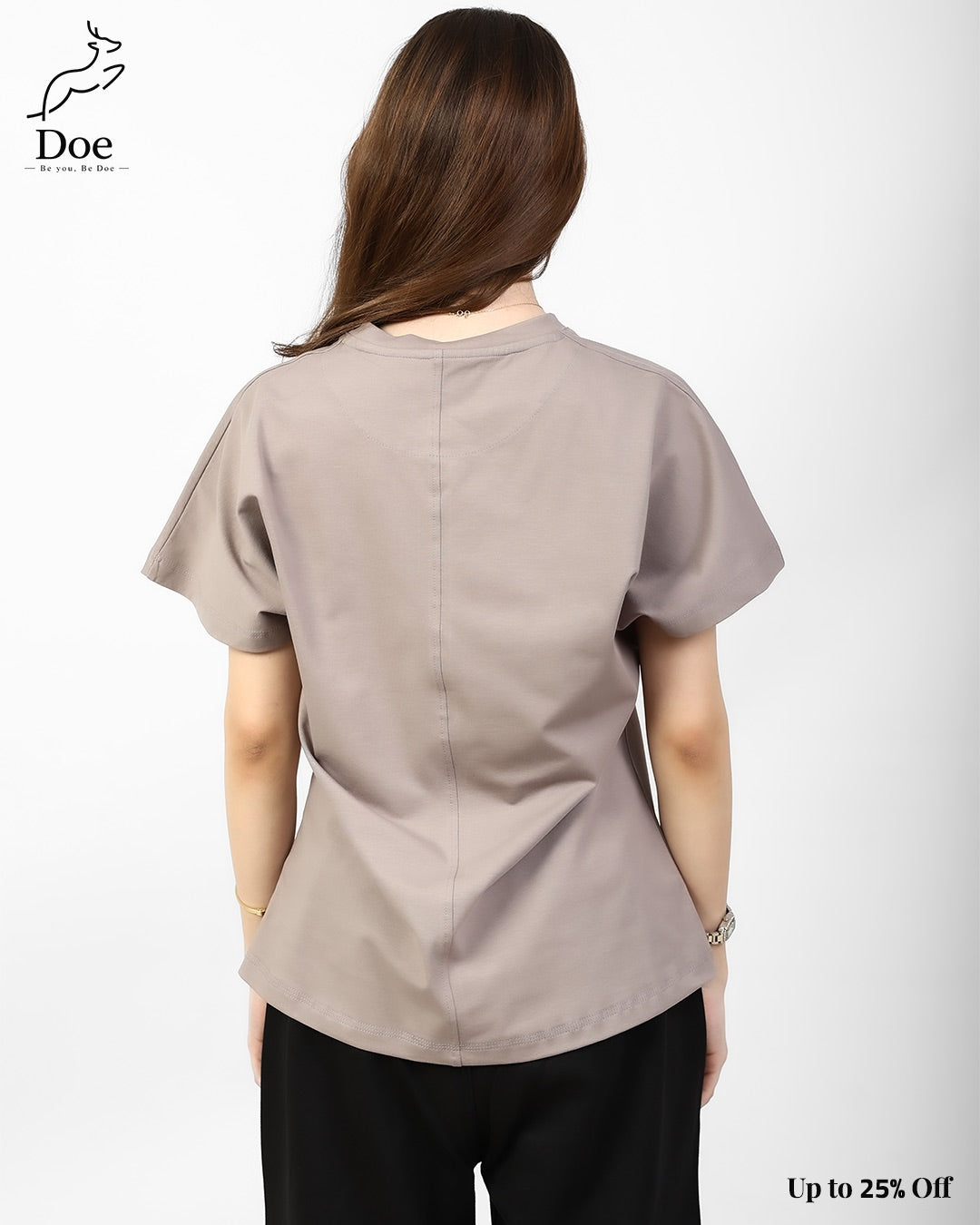 Basic Short-Sleeve Tee in pure imported cotton – Doe Wear – photo 16