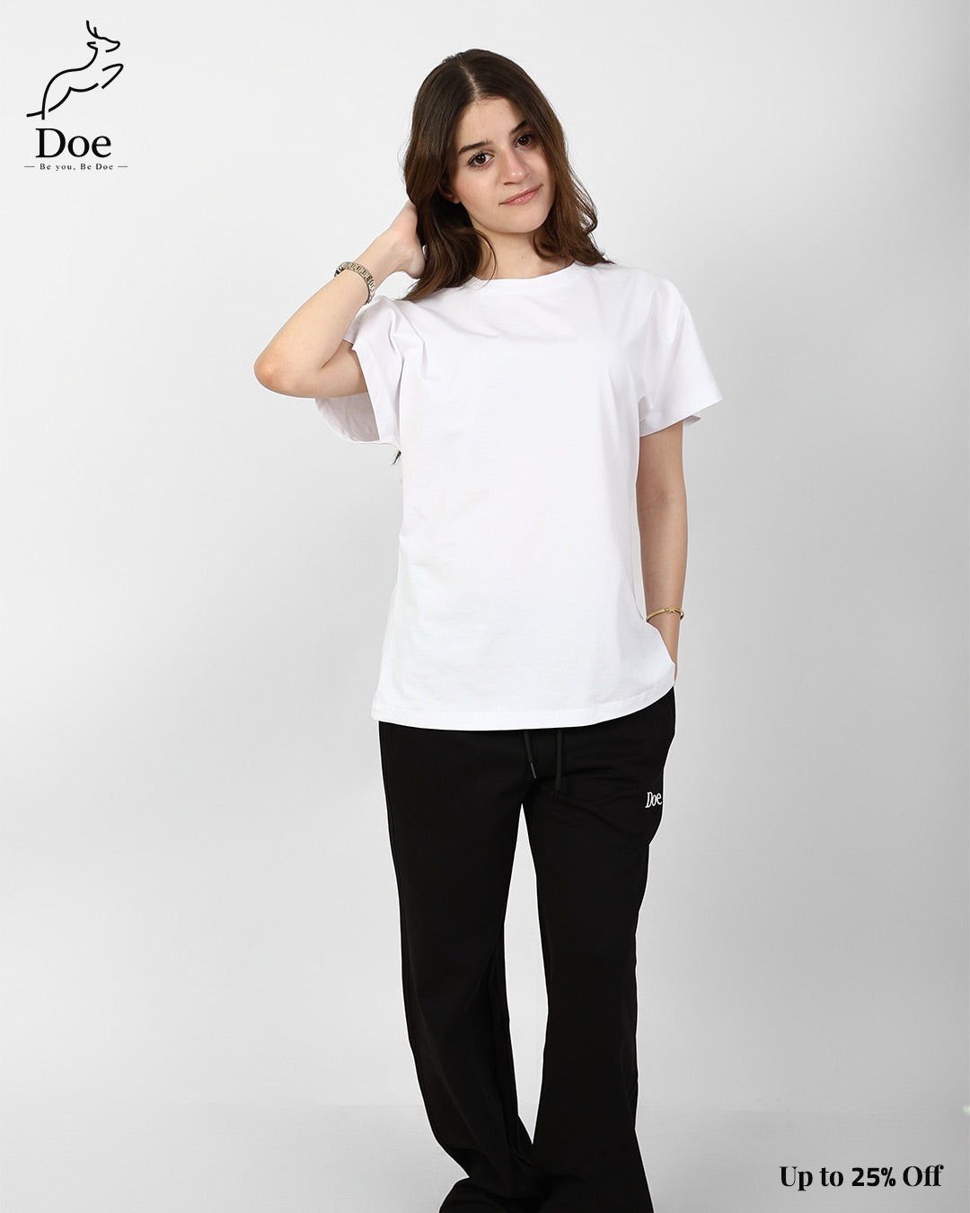 Basic Short-Sleeve Tee in pure imported cotton – Doe Wear – photo 17