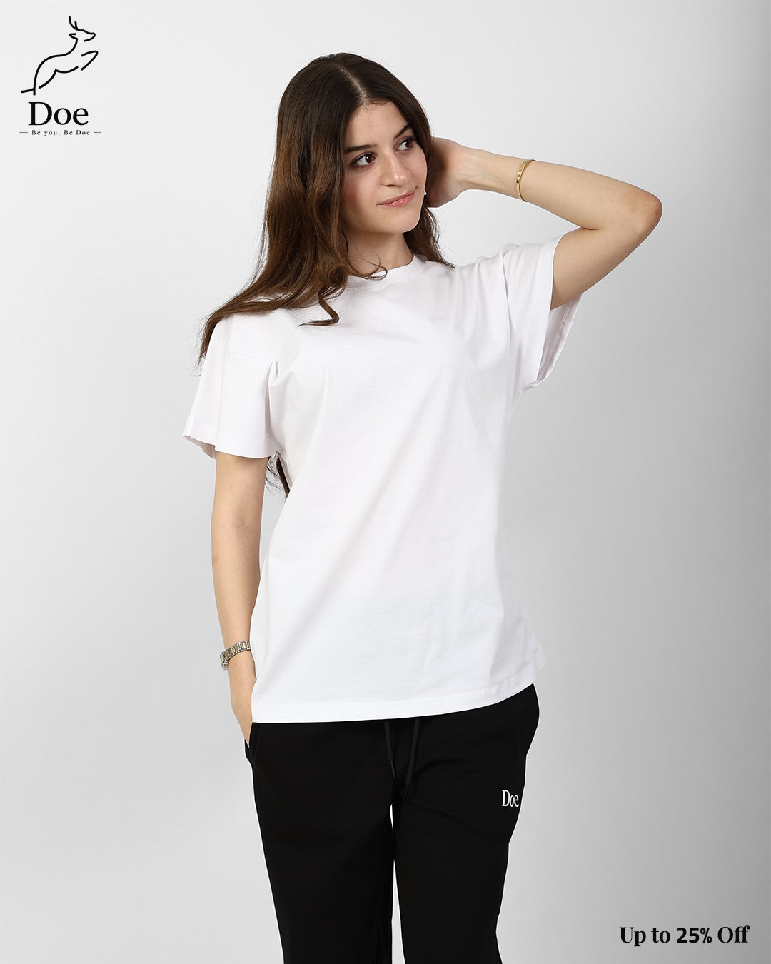 Basic Short-Sleeve Tee in pure imported cotton – Doe Wear – photo 1