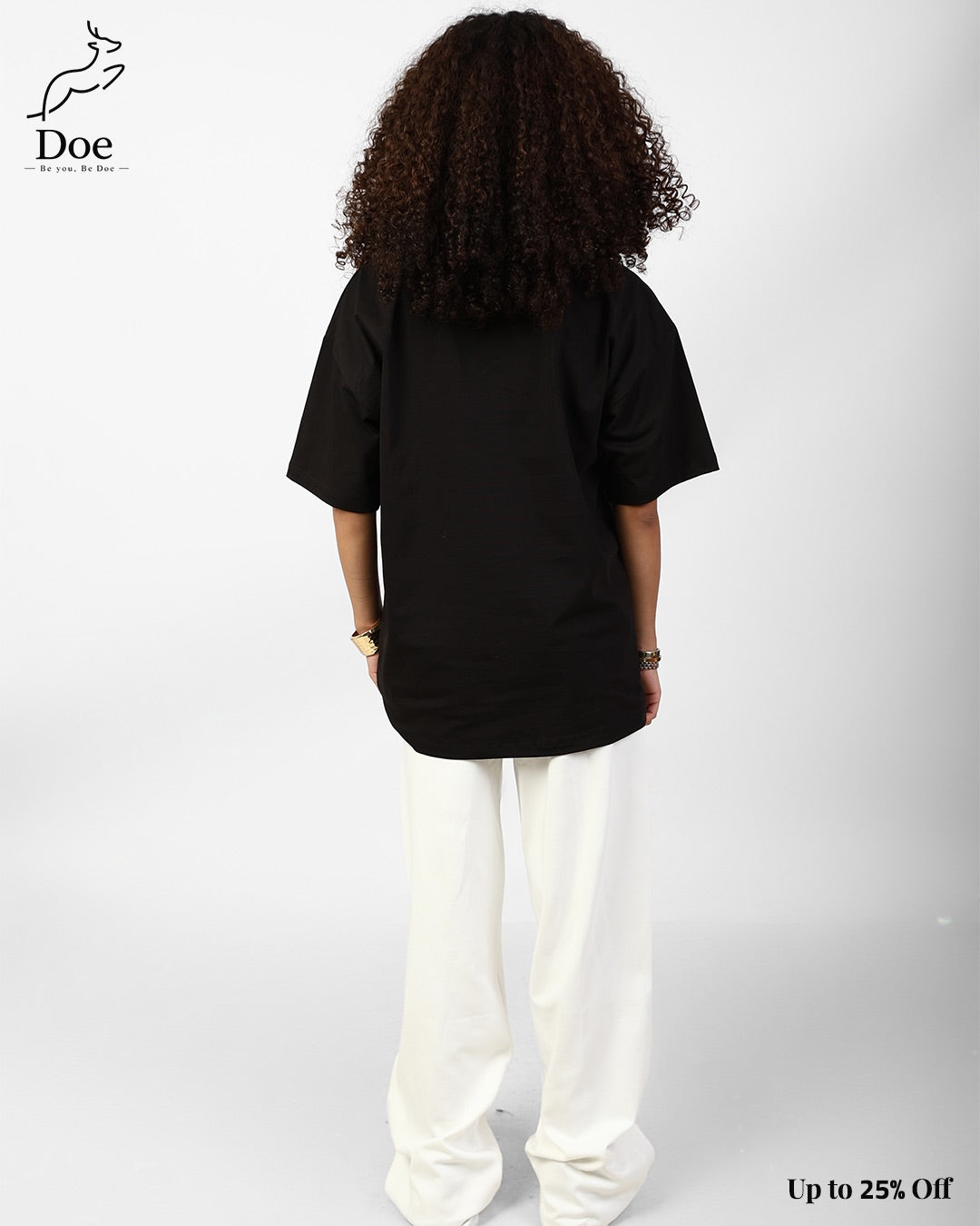 Be You Be Doe Oversized Tee in pure imported cotton – Doe Wear – photo 6