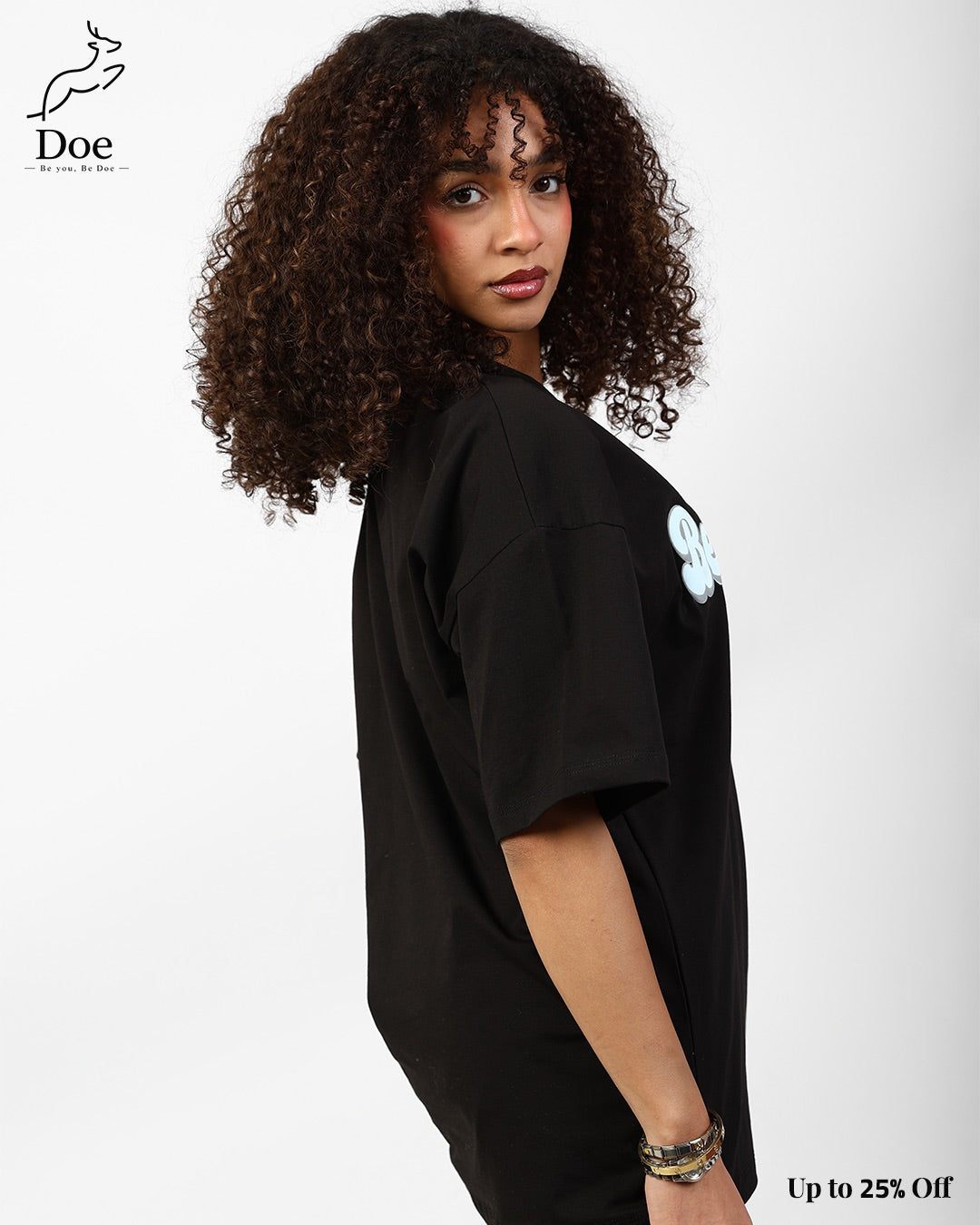 Be You Be Doe Oversized Tee in pure imported cotton – Doe Wear – photo 7