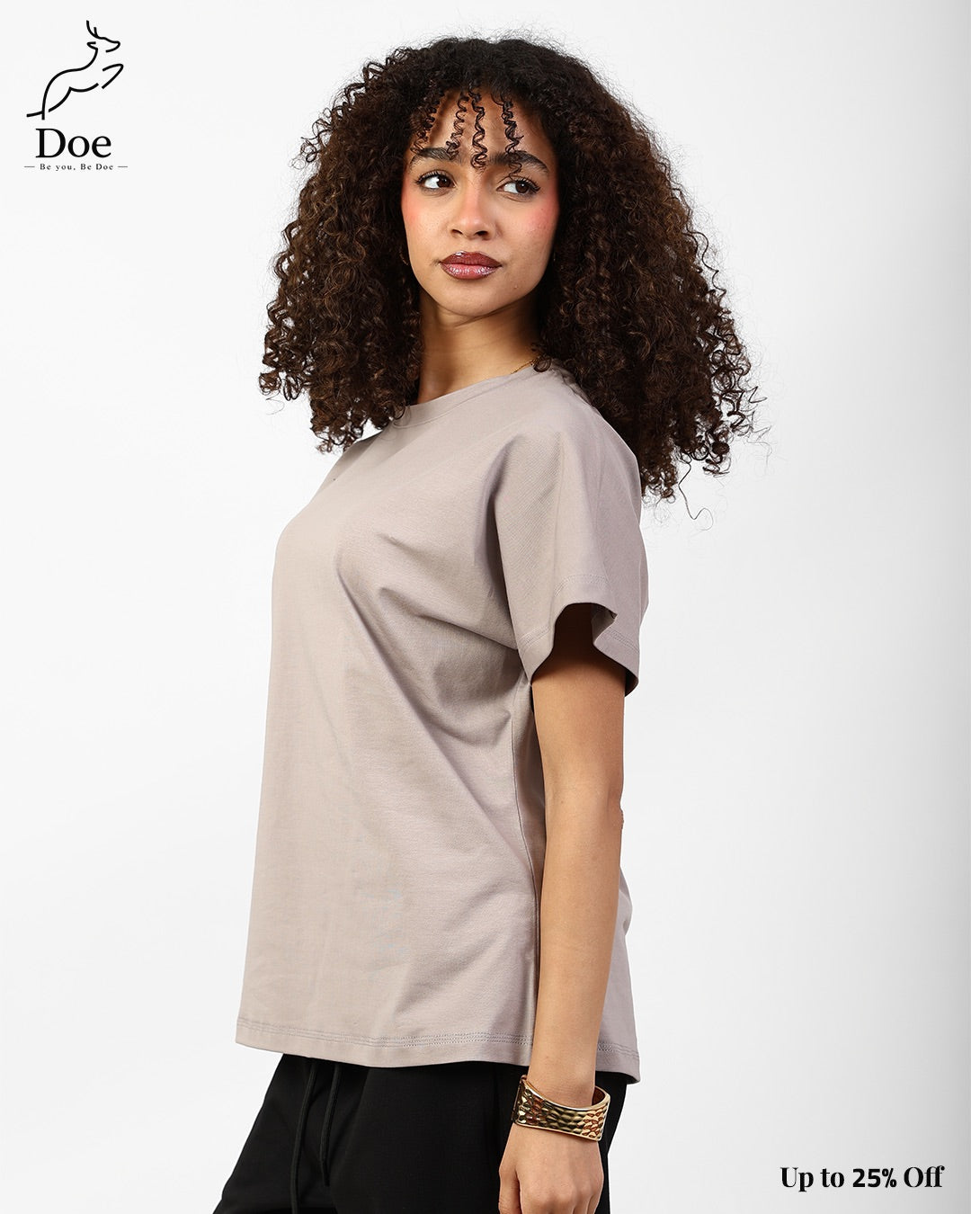 Be You Be Doe Oversized Tee in pure imported cotton – Doe Wear – photo 9