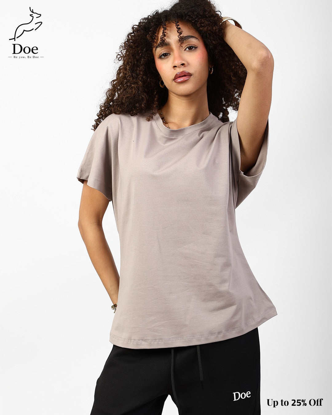 Be You Be Doe Oversized Tee in pure imported cotton – Doe Wear – photo 11