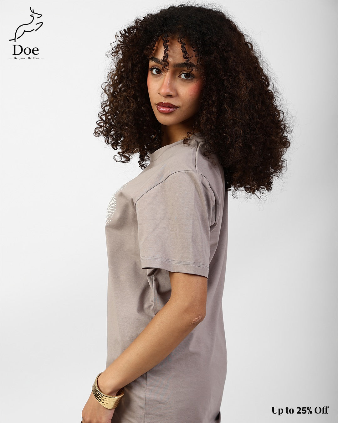 Be You Be Doe Oversized Tee in pure imported cotton – Doe Wear – photo 12