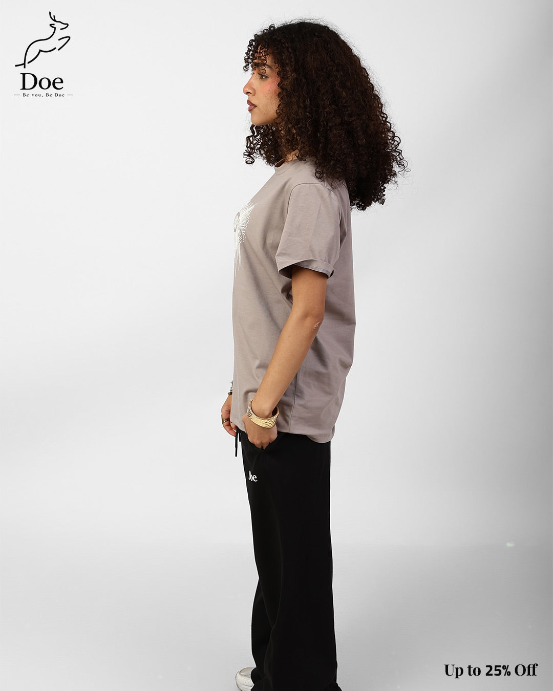 Be You Be Doe Oversized Tee in pure imported cotton – Doe Wear – photo 10