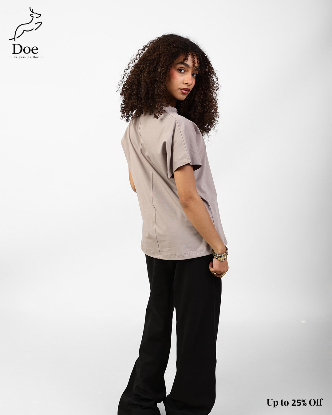 Be You Be Doe Oversized Tee in pure imported cotton – Doe Wear – photo 15