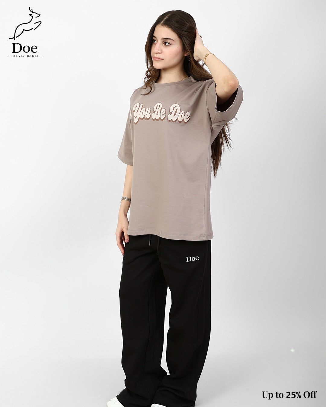Be You Be Doe Oversized Tee in pure imported cotton – Doe Wear – photo 16