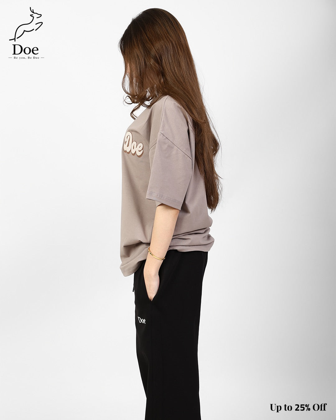 Be You Be Doe Oversized Tee in pure imported cotton – Doe Wear – photo 17