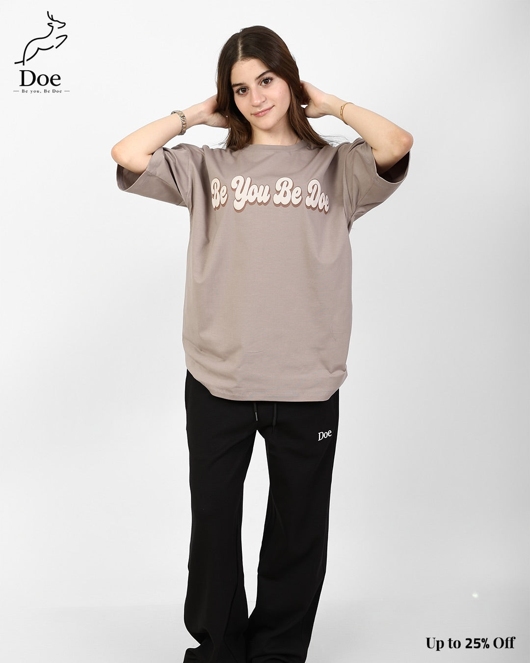 Be You Be Doe Oversized Tee in pure imported cotton – Doe Wear – photo 18