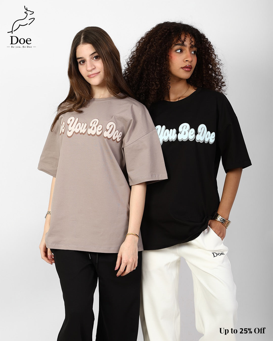 Be You Be Doe Oversized Tee in pure imported cotton – Doe Wear – photo 20