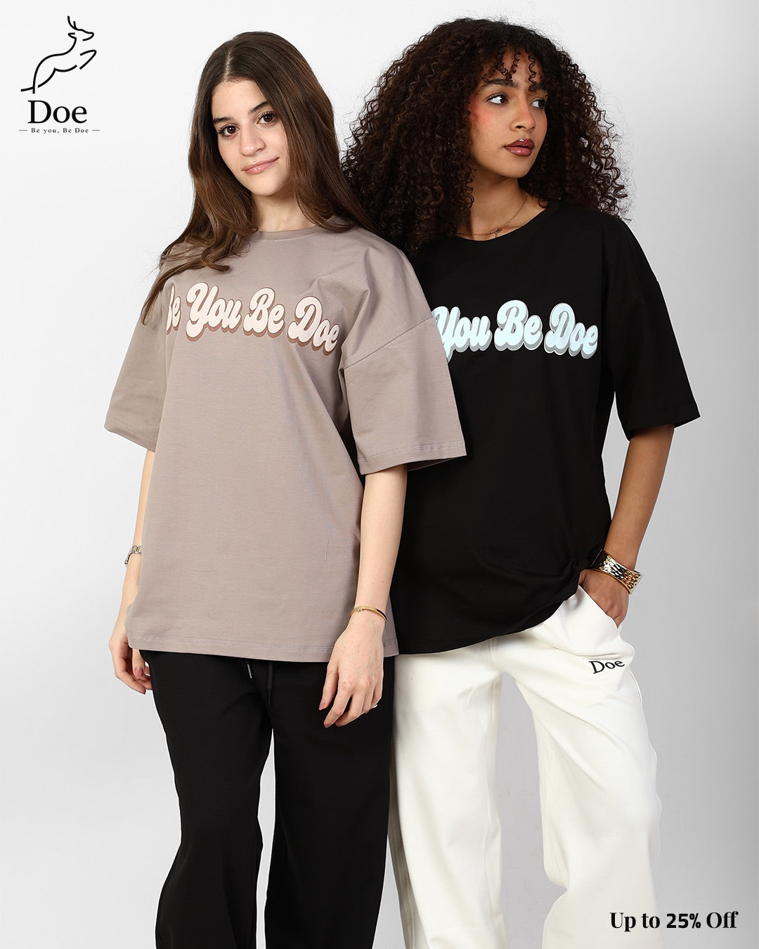 Be You Be Doe Oversized Tee in pure imported cotton – Doe Wear – photo 21