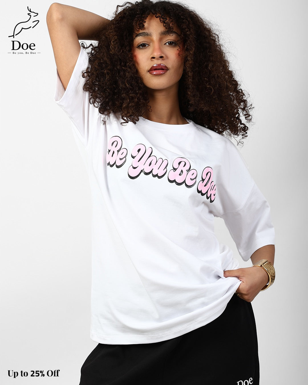 Be You Be Doe Oversized Tee in pure imported cotton – Doe Wear – photo 22