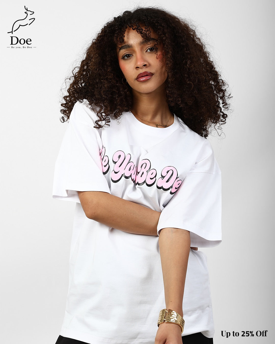 Be You Be Doe Oversized Tee in pure imported cotton – Doe Wear – photo 24