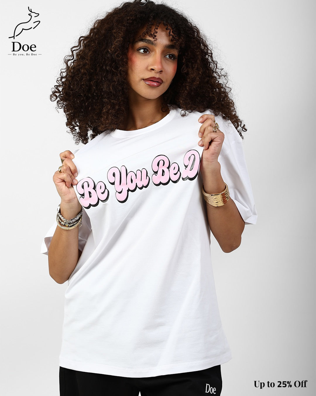 Be You Be Doe Oversized Tee in pure imported cotton – Doe Wear – photo 25